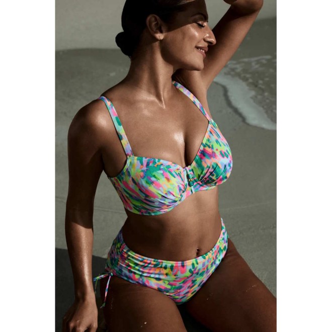 BIKINI BRA FULL CUP C-I BIKINI SLIP MAXI DOUALA PRIMA DONNA 
